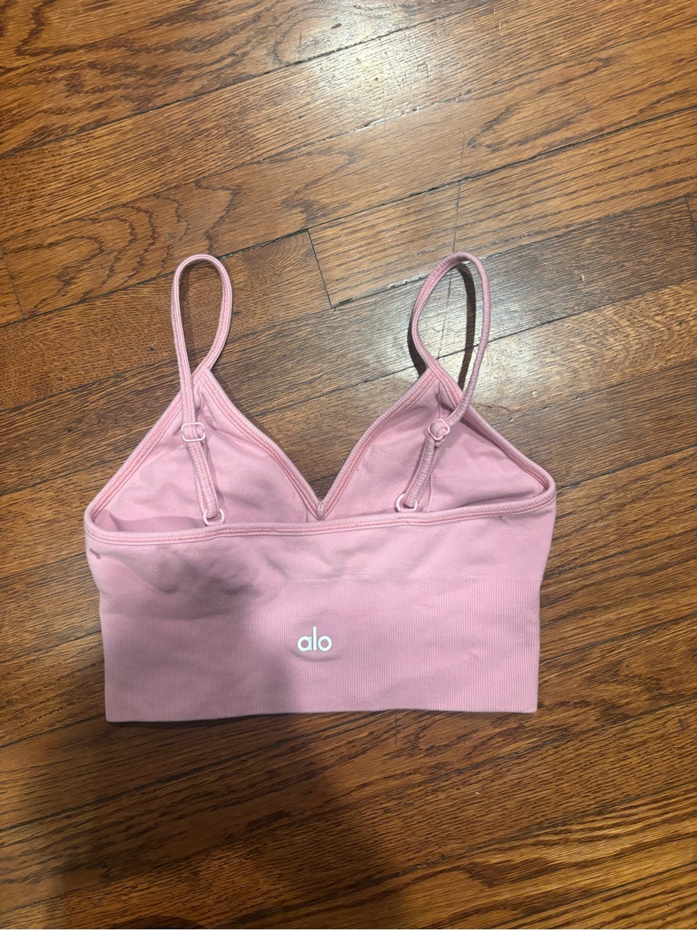 ALO Yoga Pink Strech Bra - Picture 3 of 3
